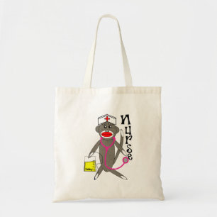 Nurse Sock Monkey Gifts Tote Bag