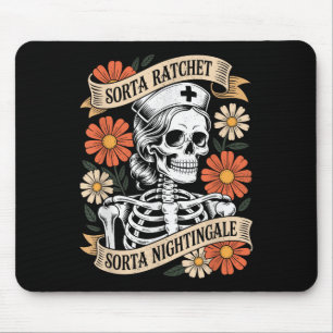 Nurse Sorta Ratchet Sorta Nightingale Skeleton Hal Mouse Mat
