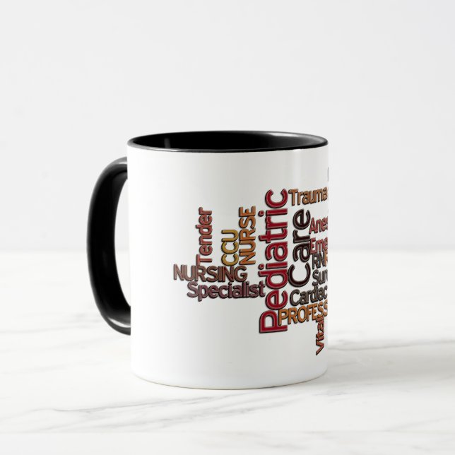 Nurse SPECIALIST Words Coffee Mug (Front Left)