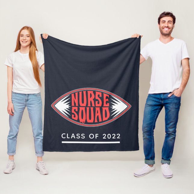 Nurse Squad Medical Graduate Class of 2022 Fleece Blanket (In Situ)