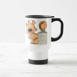 Nurse squirrel travel mug