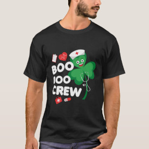 Nurse St Patricks Day Boo Boo Crew Nursing Pediatr T-Shirt