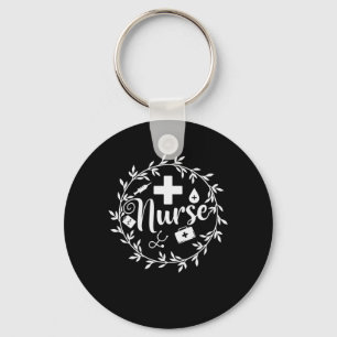 Nurse Stethoscope and First Aid Key Ring
