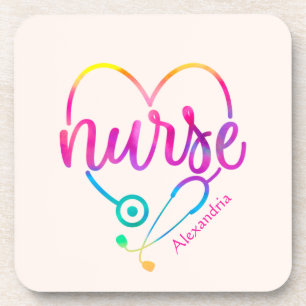 Nurse Stethoscope Coaster