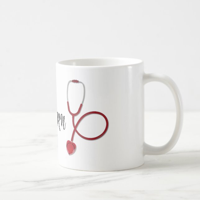Nurse, Stethoscope, Personalised Mugs (Right)