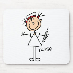 Nurse Stick Figure Mousepad