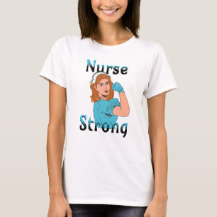 Nurse Strong Vintage Retro Vibes T-Shirt