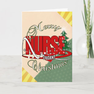 NURSE STUDENT CHRISTMAS HOLIDAY CARD