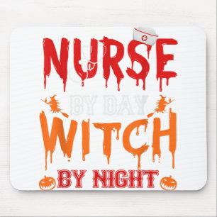 Nurse Sugar Skull Stethoscope Medical Halloween Co Mouse Mat