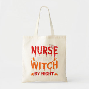 Nurse Sugar Skull Stethoscope Medical Halloween Co Tote Bag