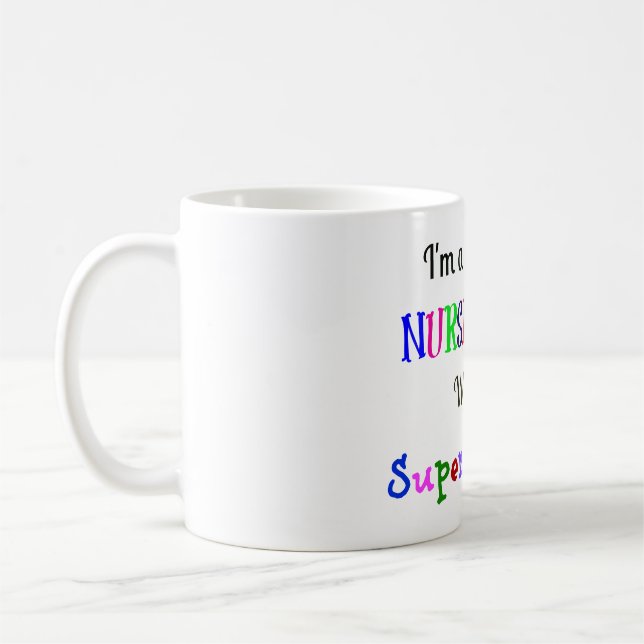 Nurse Superhero Coffee Mug (Left)