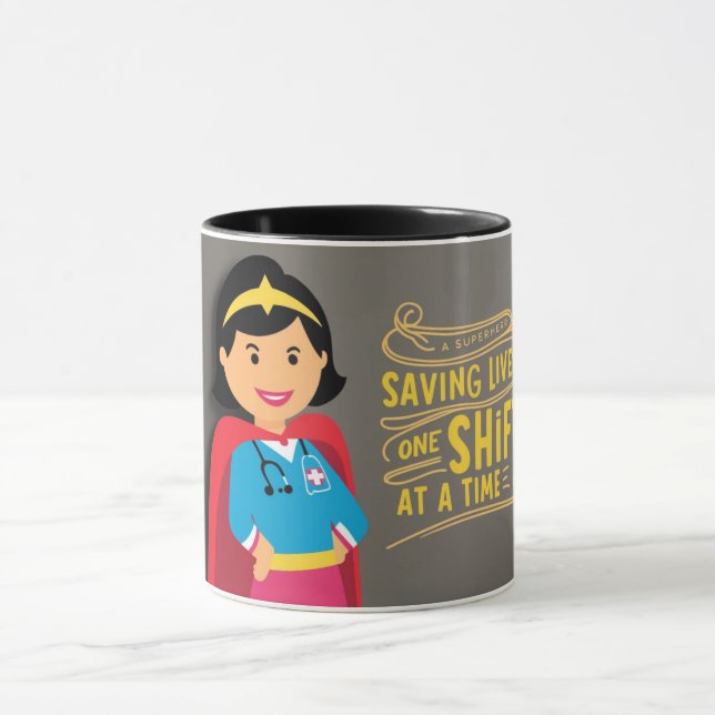"Nurse Superhero" Mug on Sale (Center)