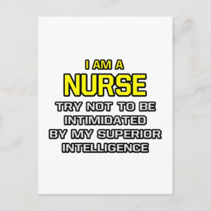 Nurse...Superior Intelligence Postcard