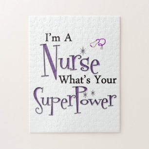 Nurse Superpower Jigsaw Puzzle