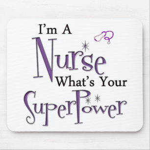 Nurse Superpower Mouse Mat