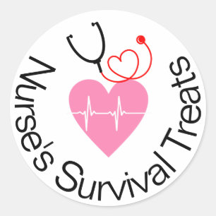 Nurse survival kit Happy Nurse week sticker