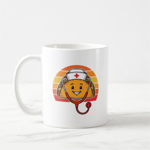 Nurse Taco Retro Vintage Engraving Design_1 Coffee Mug