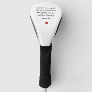 Nurse teacher mother appreciation  pround Thank   Golf Head Cover