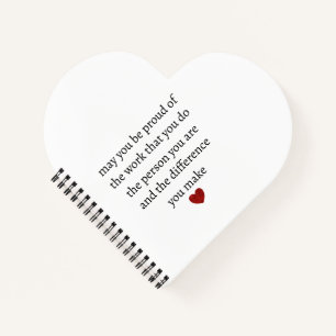 Nurse teacher mother appreciation pround Thank Notebook
