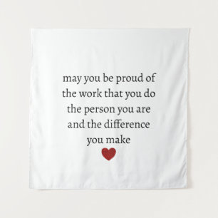 Nurse teacher mother appreciation pround Thank Tapestry