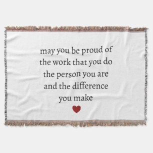 Nurse teacher mother appreciation  pround Thank   Throw Blanket