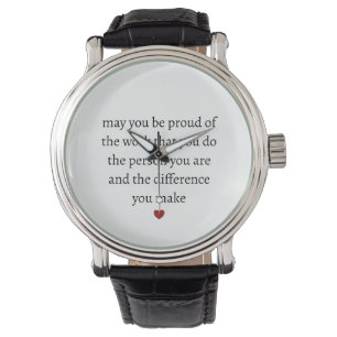 Nurse teacher mother appreciation pround Thank Watch