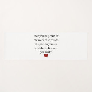 Nurse teacher mother appreciation pround Thank Yoga Mat