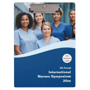 Nurse Technician Caregiver Medical Conference Clipboard