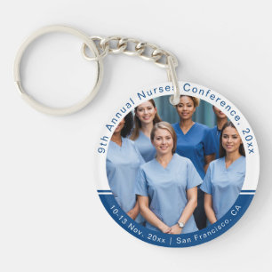 Nurse Technician Caregiver Medical Conference Key Ring