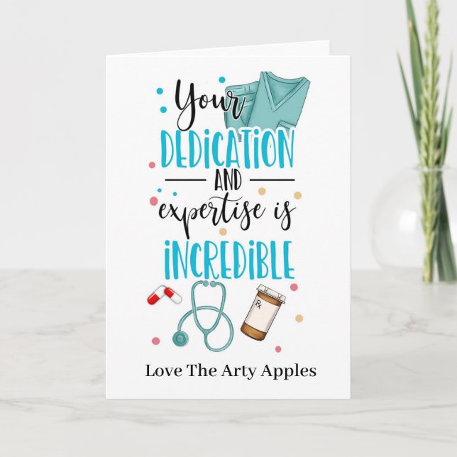 Nurse thank you  card (Front)