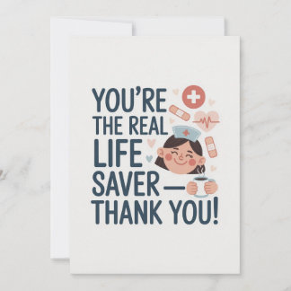 Nurse Thank You Card