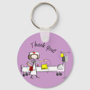 Nurse "Thank You" Gifts Key Ring