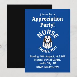 Nurse Thank You Nurse Appreciation Invitation