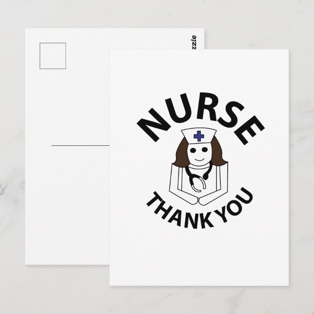 Nurse Thank You Nurse Postcard (Front/Back)
