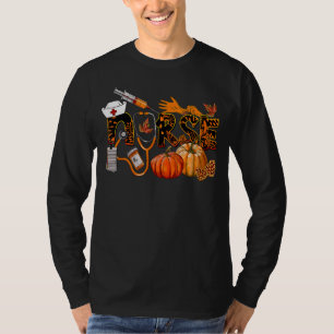 Nurse Thanksgiving Shirt Health Worker Nursing Fal