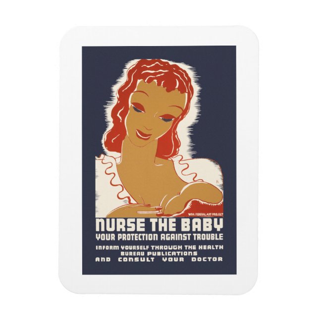 Nurse the Baby Magnet (Vertical)