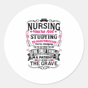 Nurse - The Only Thing - pos Classic Round Sticker