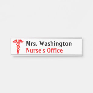 Nurse Themed Door Name Plate