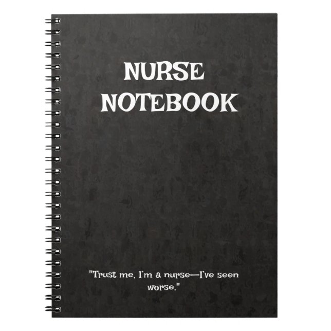 Nurse-Themed  Notebook (Front)