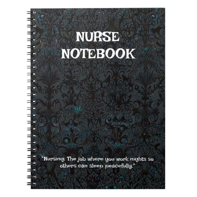 Nurse-Themed  Notebook (Front)