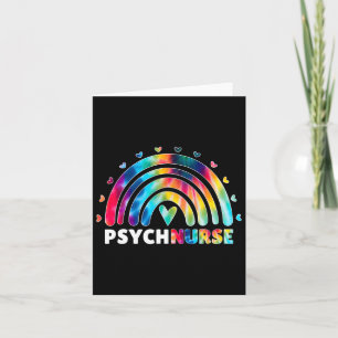 Nurse Tie Dye Nursing Mental Health Psychiatric Nu Card