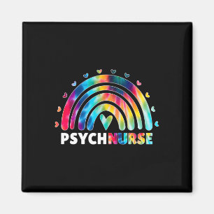 Nurse Tie Dye Nursing Mental Health Psychiatric Nu Magnet