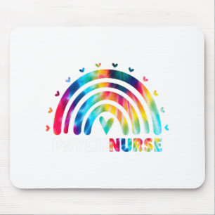 Nurse Tie Dye Nursing Mental Health Psychiatric Nu Mouse Mat
