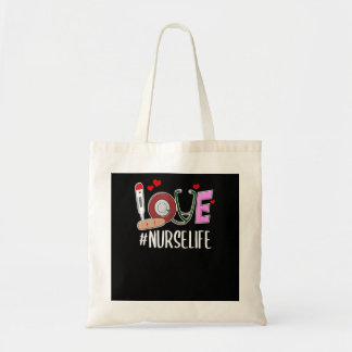 Nurse Tool Lifesavers Nursing Love Life Heart Vint Tote Bag