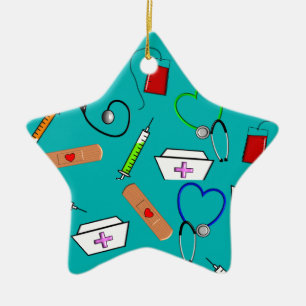 Nurse Tools Ceramic Tree Decoration