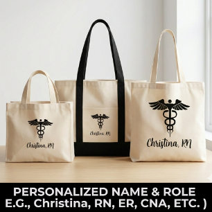 Nurse Tote Bag Custom Gift for RN LPN CNA Nurse