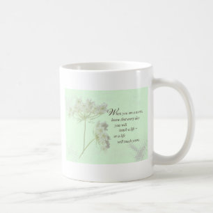Nurse Touch a Life With Wild Flowers Coffee Mug