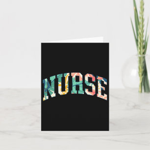 Nurse Tropical Plants Nurse Hawaii Island Vacation Card