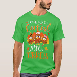Nurse Turkey Thanksgiving Nurse Day Womens NICU Nu T-Shirt