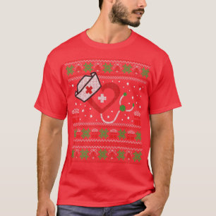 Nurse Ugly Christmas Sweater For Women Funny Nursi